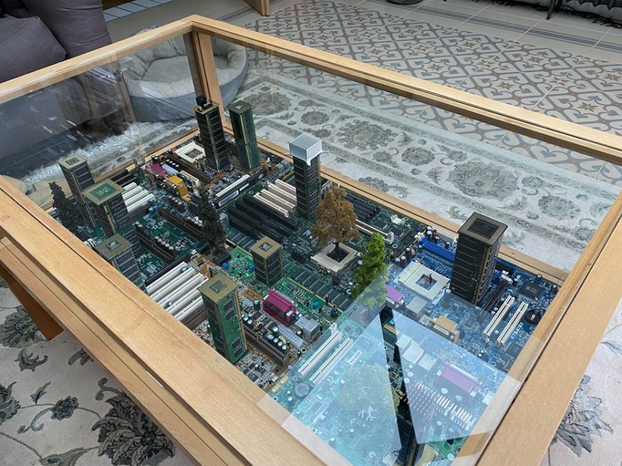 Circuit Board Sin City Table